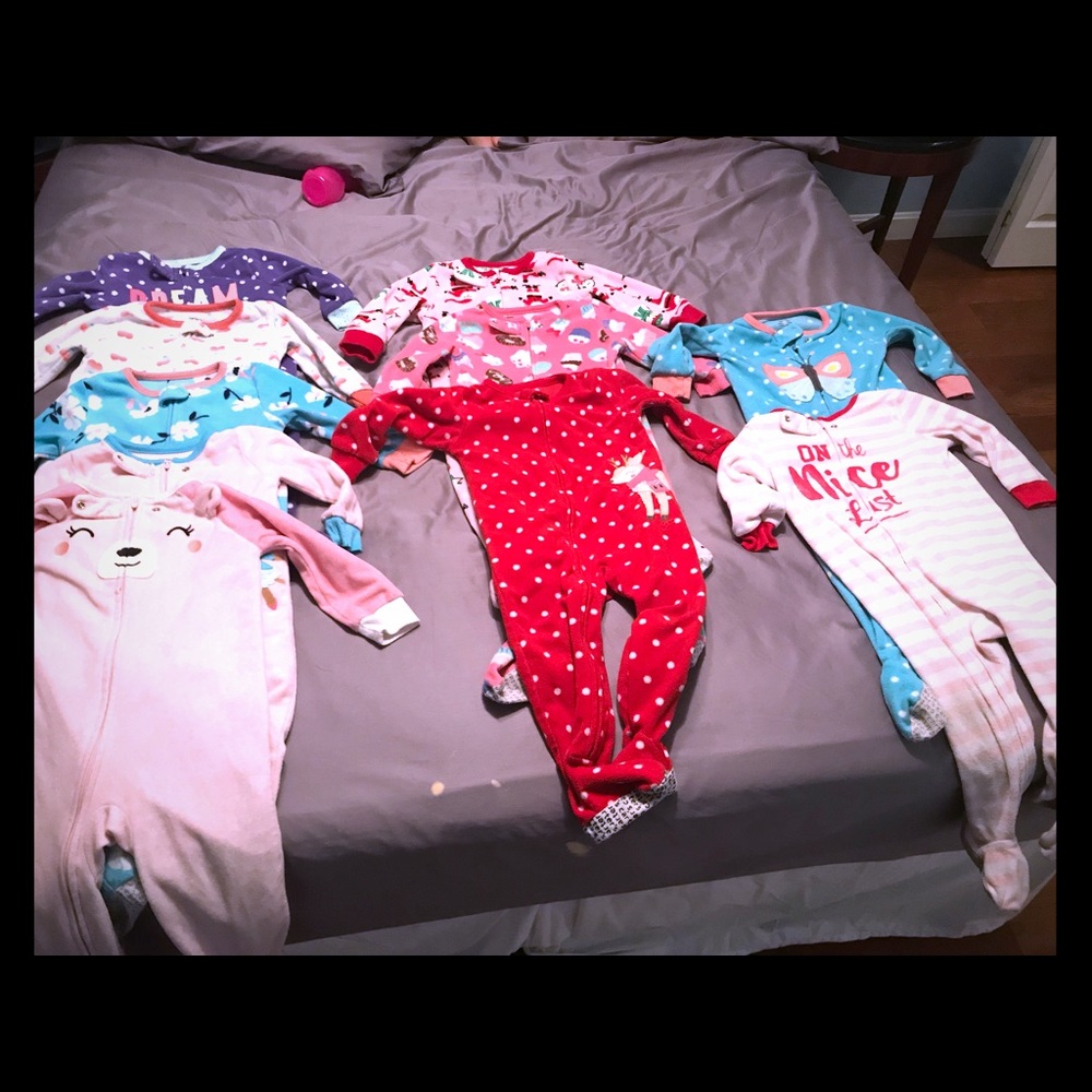 Come as a pack(10), 18 months, great condition!